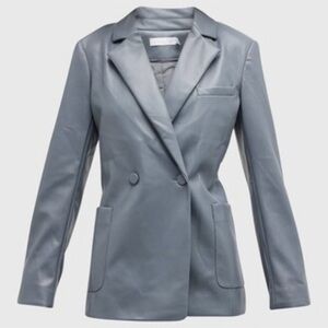 JONATHAN SIMKHAI VEGAN LEATHER BLAZER NWT Medium
